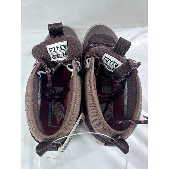 Vans MTE Half Cab Gore-Tex Brown Comfort Ultracushion Insulated Men 8.5 Women 10 - Picture 7 of 12